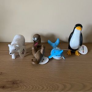 Target plastic animals winter north pole set